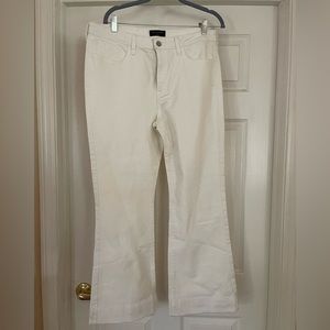 Banana Republic wide leg denim pants. White size 32/14